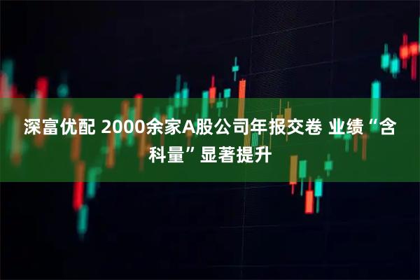深富优配 2000余家A股公司年报交卷 业绩“含科量”显著提升