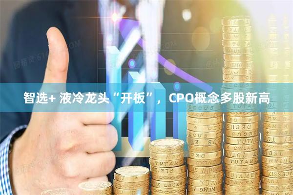智选+ 液冷龙头“开板”，CPO概念多股新高